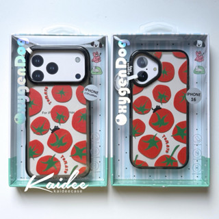kaidee-เคสลายมะเขือเทศ ขอบนิ่มหลังแข็ง กันกระแทกสำหรับรุ่นiP…
