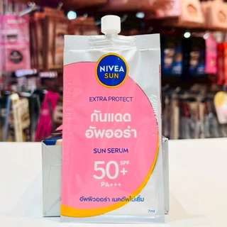 (1ซอง) นีเวีย ซัน เอ็กซ์ตร้า โพรเทค กันแดดเนื้อเซรั่ม Nivea Sun Extra Protect SPF50+ PA+++ (7ml)