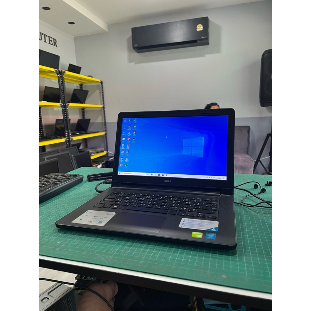 Notebook Dell inspiron 14 5100 มือสองสภาพดีแบตใหม่ พร้อมส่งอ่านก่อน