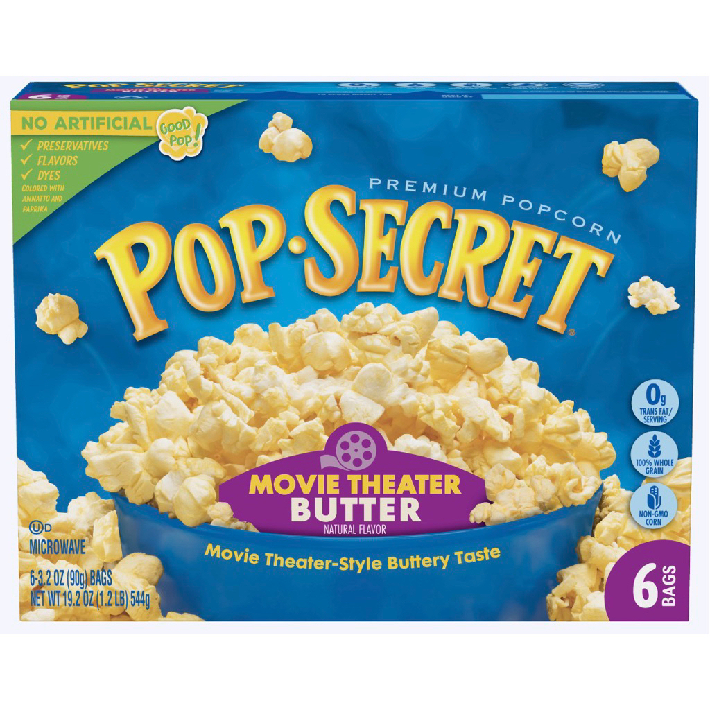 Pop Secret  Movie Theater Butter Popcorn/Extra Butter/Homestyle Butter Popcorn/Movie Theater/Sweet N