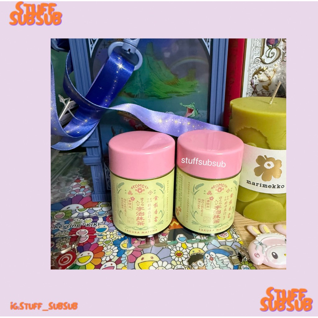 พร้อมส่ง/ของแท้ Akomeya Tokyo Matcha Sakura Limited Seasonal Product