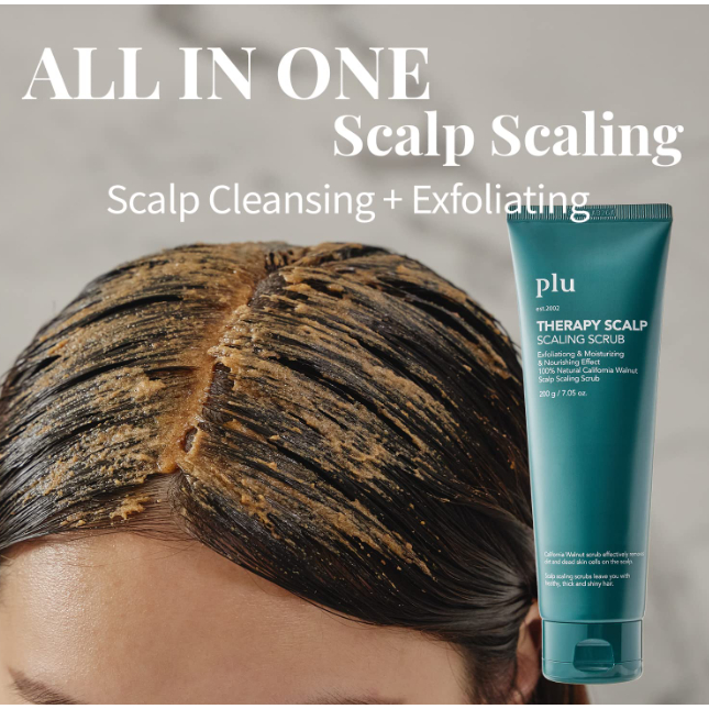 (🌼แท้ / พร้อมส่ง🌼) สครับหนังศรีษะ Plu Therapy Scalp Scaling Scrub 200g
