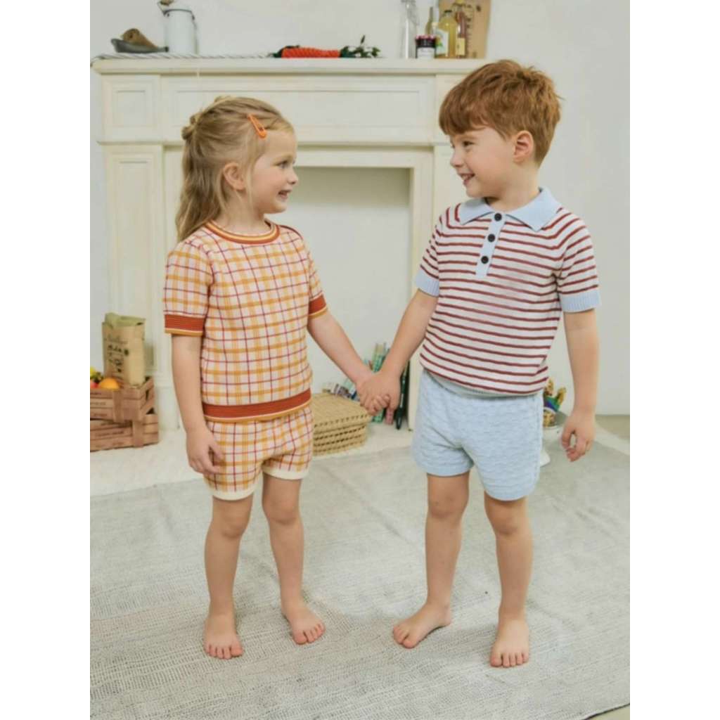 「สินค้าลิขสิทธิ์แท้」IRIS KIDS 26sprin IKS260178 Little Cozy Duo Set โทนสีอบอุ่นมินิมอล เหมาะทั้งเด็กผู้หญิงและเด็กผู้ชาย