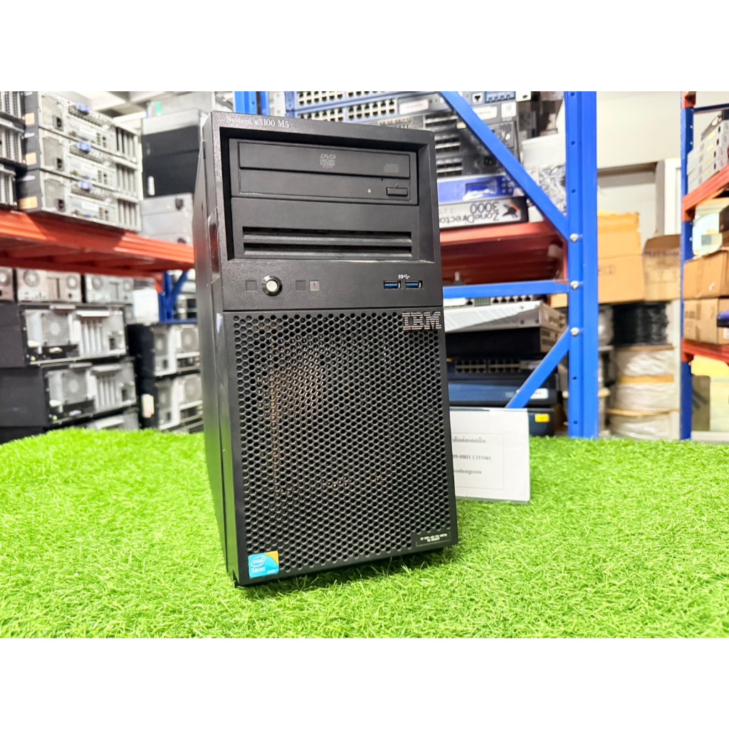 IBM System X3100 M5 Server Tower CPU E3-1220V3 Ram 4GB*2 HDD 2TB*2