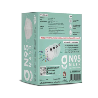 หน้ากากอนามัย N95 จีลัคกี้ แมสทรง 3 มิติ หนา 4 ชั้น G LUCKY N95 Mask 4-Layer