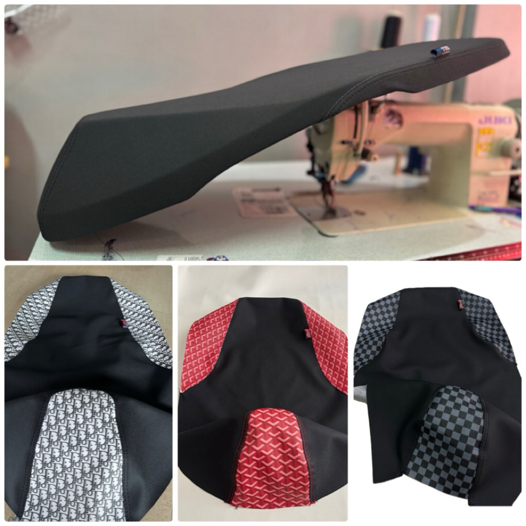 ผ้าหุ้มเบาะหลีด125 (ต้องแม็ก)