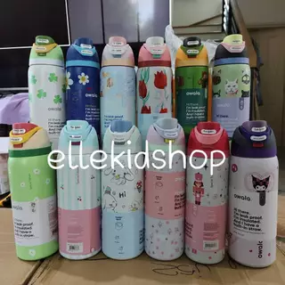 พร้อมส่ง ขวดน้ำเก็บอุณหภูมิ Owala FreeSip สแตนเลส304 24oz /32oz เก็บเย็นยาวนาน ดีไซน์ฝาปิดแน่น ไม่หกไม่ซึม