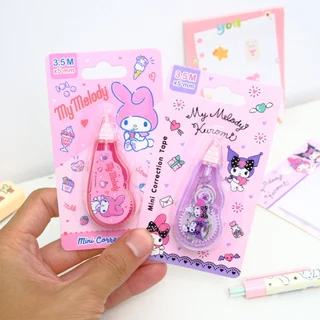 Sanrio - เทปลบคำผิด ความยาว3.5mx5mm มีให้เลือก 4 ลาย แห้งเร็วเขียนทับได้ทันที - สินค้าลิขสิทธิ์แท้