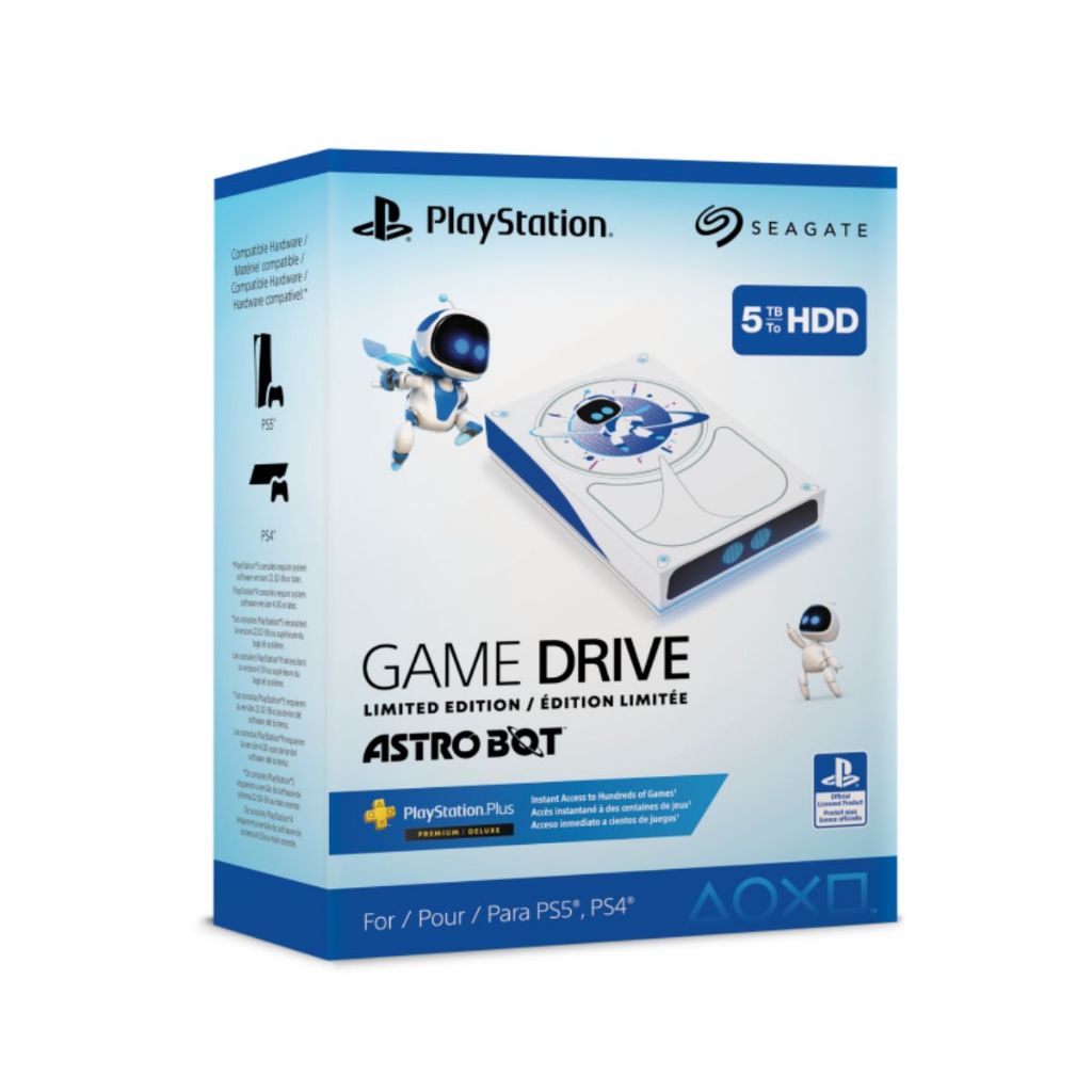 Seagate Game Drive 5TB Astro Bot Limited Edition (STLW5000303) ฮาร์ดดิสก์ PS4/PS5 พร้อมไฟ LED ราคา ถูกที่สุด ดีลบีเคเค แกลเลอรีภาพที่ 4