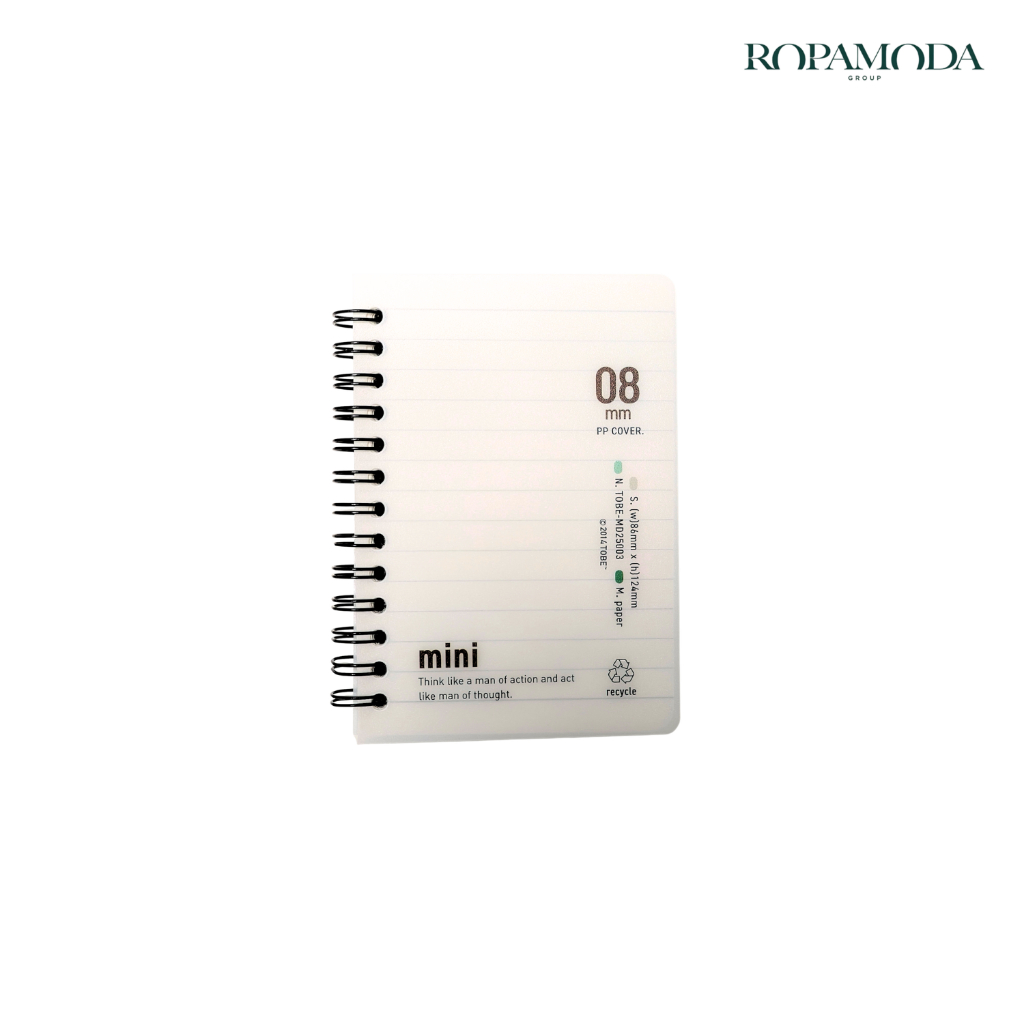 Ropamoda PP B7 pocket note สมุดโน้ต สมุดบันทึกพกพา (TOBE-MD25003)