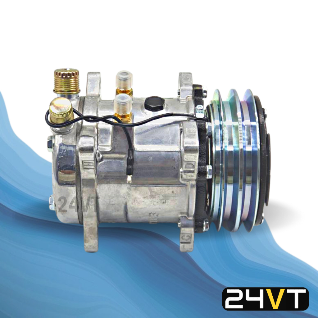 คอมแอร์ ซันเด้น 507 12 โวลต์ (แบบหัวเตเปอร์) SANDEN SD 507 12V COMPRESSOR คอมใหม่ คอมเพรสเซอร์ แอร์รถยนต์ ราคา ถูกที่สุด ดีลบีเคเค แกลเลอรีภาพที่ 2