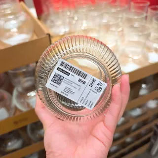 IKEA แจกันแก้วใส ใส่ดอกไม้ ดีไซน์ทันสมัย หลากหลายรูปทรง ขนาด 17 cm