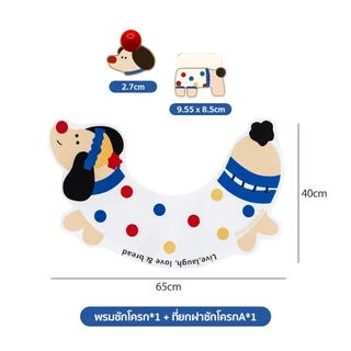 2pcs/set เซ็ทที่เปิดฝาชักโครก+พรมรูปตัวU40*65cm แผ่นดูดซับโคลนไดอะตอม เปิด-ปิดฝาชักโครกhandletoiletKachshund ที่กดชักโคร