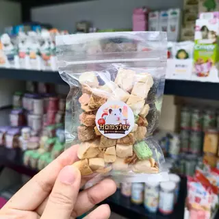 [HiHamster]เนื้อสัตว์ฟรีซดายพรีเมี่ยม10 ชนิด ขนมโปรตีนสูง สำหรับแฮมสเตอร์ แมว สุนัข ชูก้า