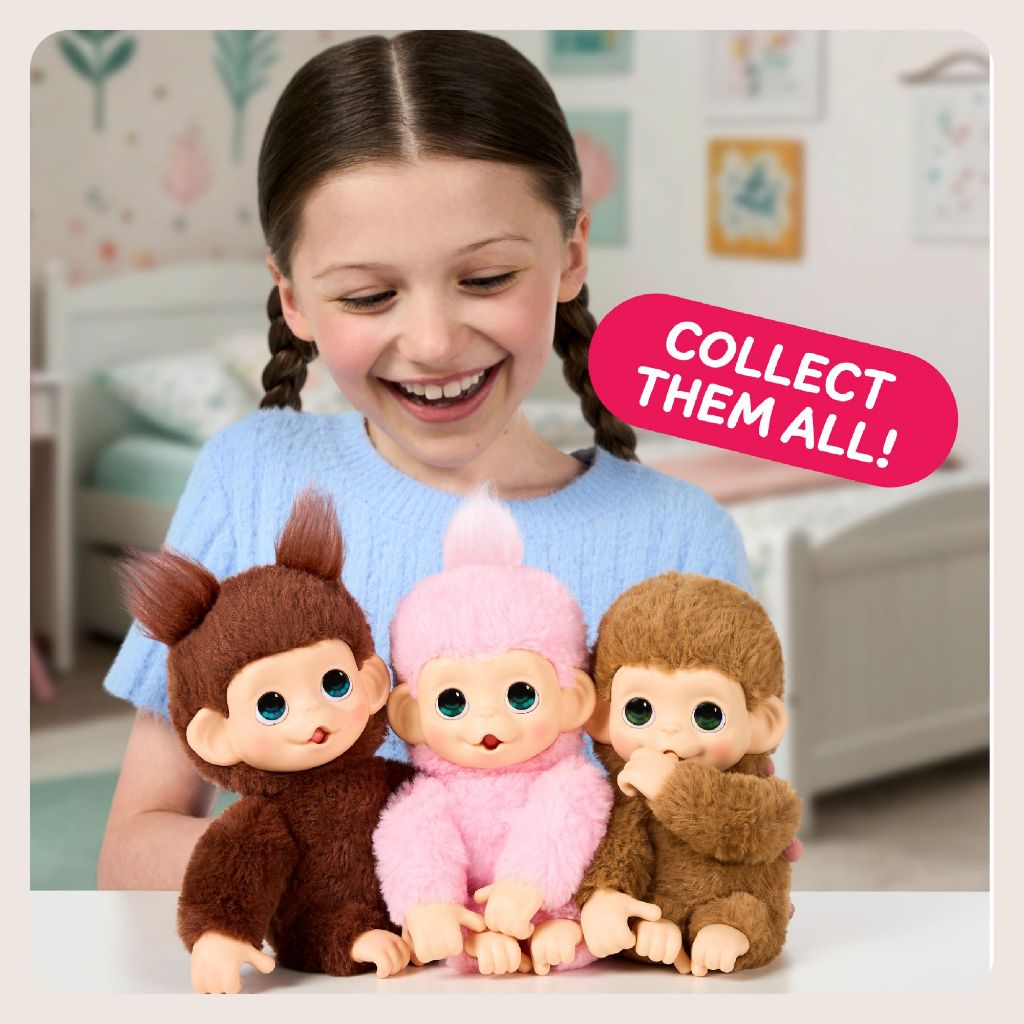 LLP My Baby S3 Mini Monkey Pink Lemonz ตุ็กตาลิงน้อย