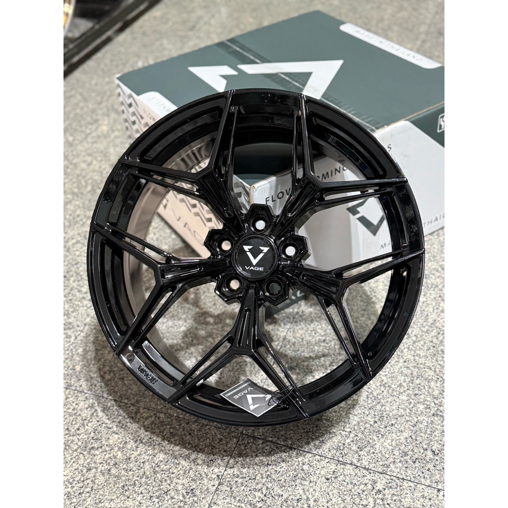 ล้อแม็กซ์ Vage ขอบ 18 5/108 ตรงรุ่น  Jaecoo Aion สวย สปอร์ต ล้อระดับโลก ราคาต่อ สี่วง