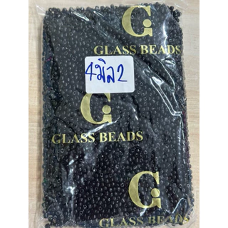 ลูกปัดเม็ดทรายขนาด4มิล ยี่ห้อ G 450 กรัม