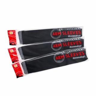 ปลอกแขน สีดำ / ลายสัก กันแดด 12คู่/6คู่ กันUV ฟรีไซร์ Freesize