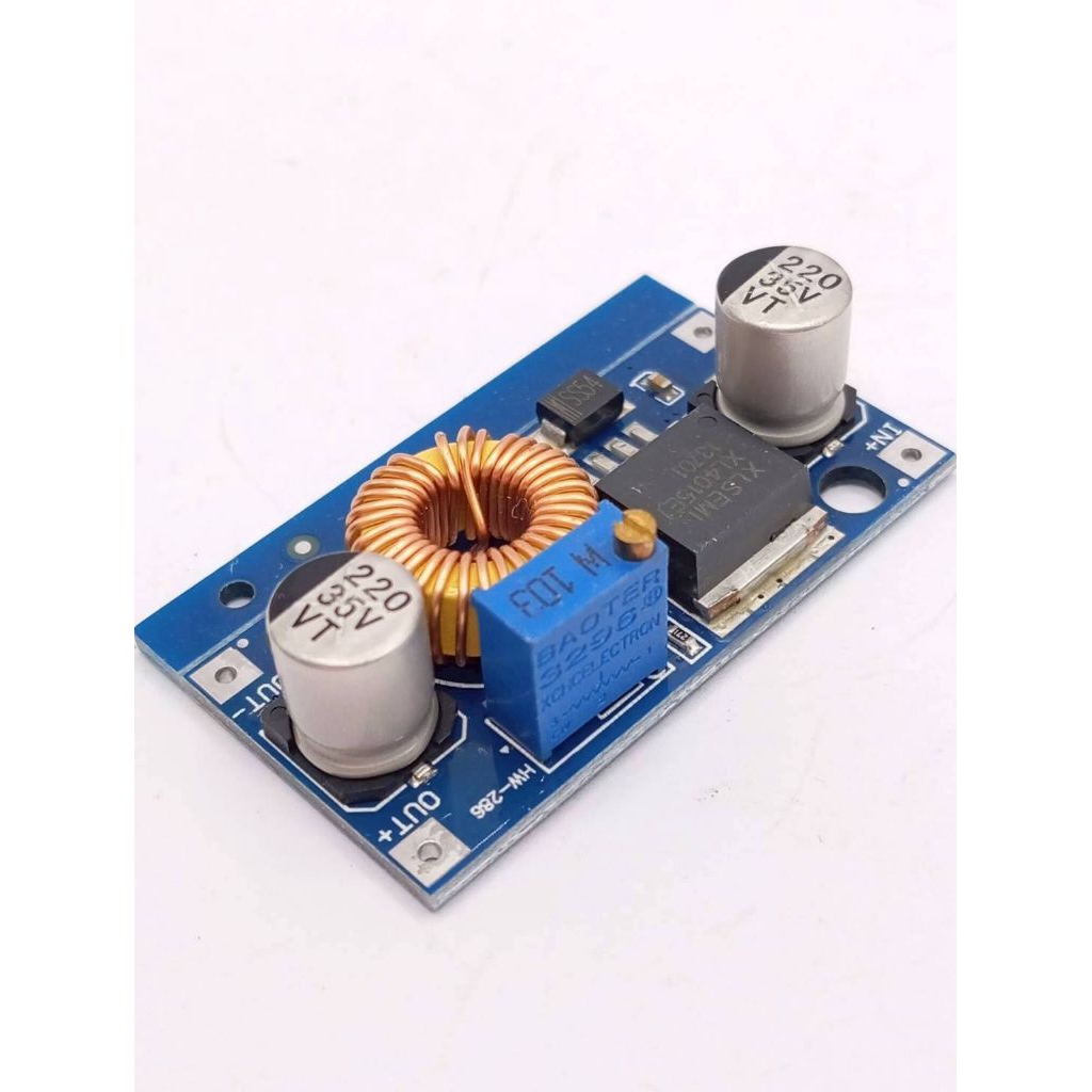 โมดูลลดแรงดันไฟฟ้ากระแสตรง (DC-DC Step-Down Buck Converter) ชิปเบอร์ XL4015 DC-DC5A  step-down power