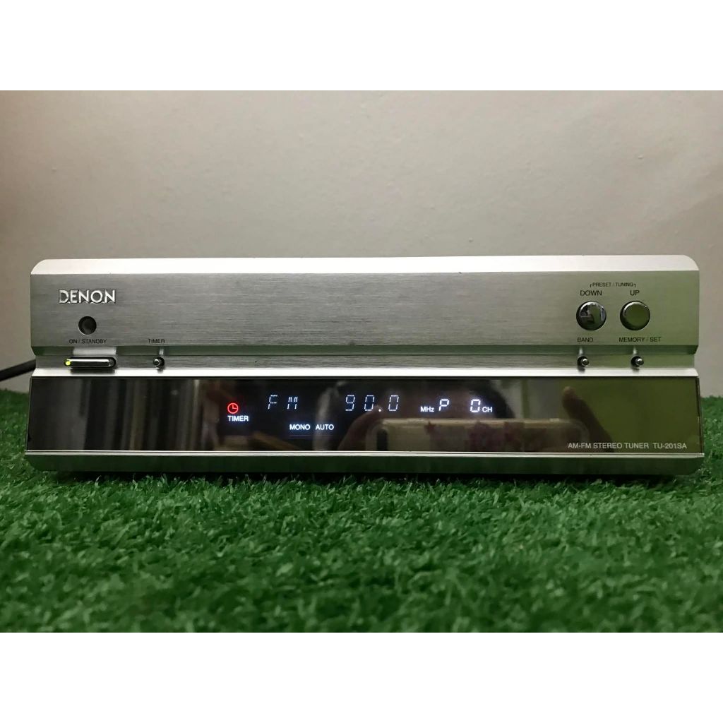 Denon AM-FM STEREO TUNER TU-201SA Fm คลื่น 90 ส/ก/ย/8.5/25/35/cm.ใช้ไฟ100ถึง 110 v. ต้องผ่านหม้อแปลง