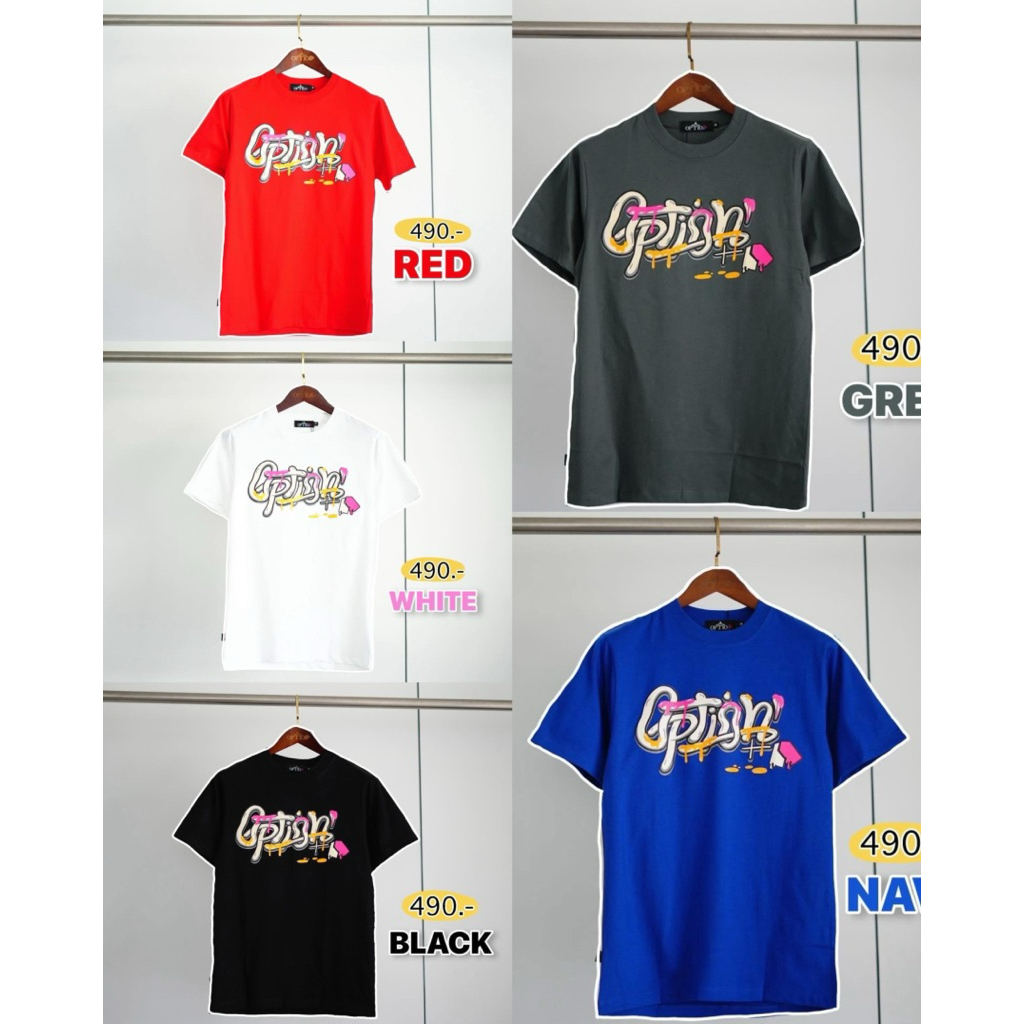 เสื้อOption Bear Scared 🧸😵‍💫 #newcollection