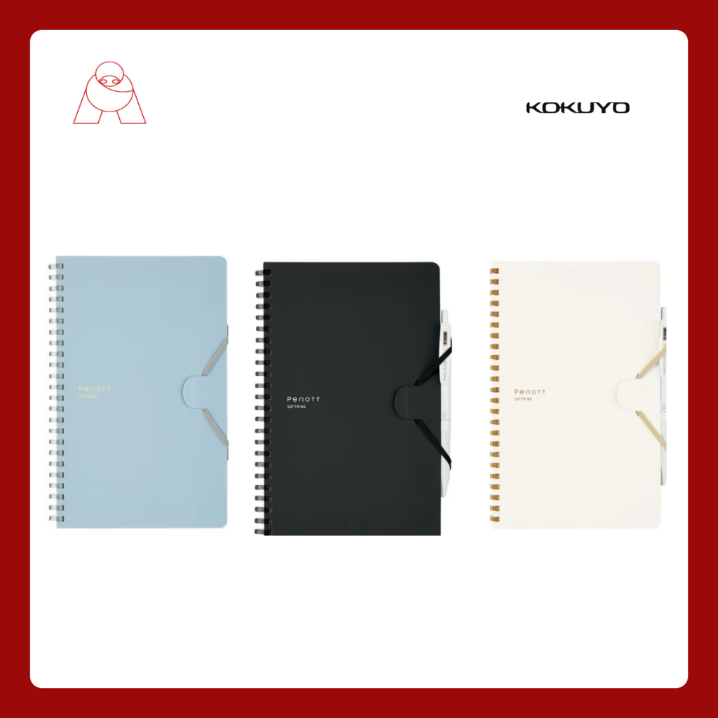 KOKUYO Soft Ring note Penott Grid B6 / A5 (70sh)