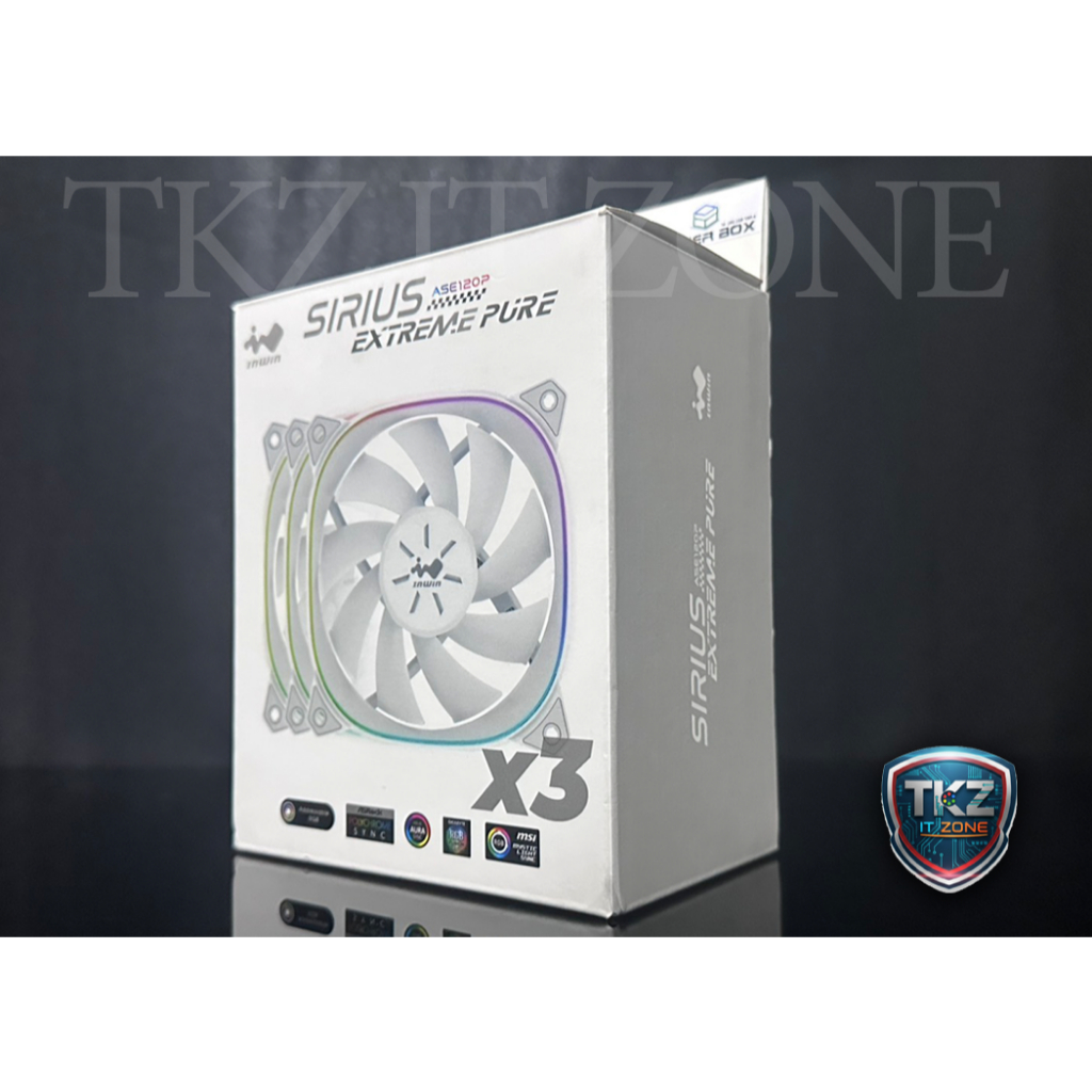 พัดลมเคส(Fan case) INWIN SIRIUS EXTREME PURE ASE120P ARGB (12CM.)