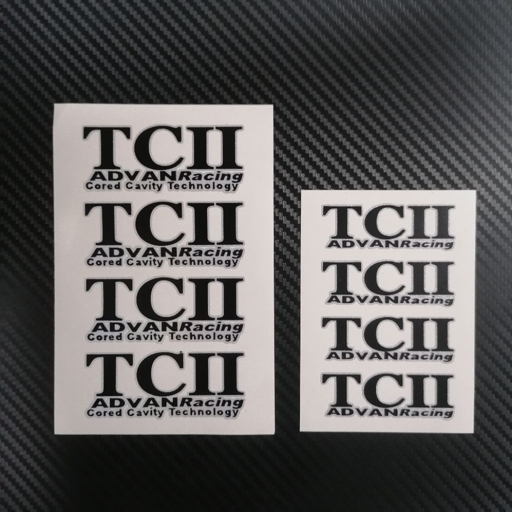 สติ๊กเกอร์​ติดล้อแม็ก​ TC2 งานตัดไดรคัทสะท้อนแสง