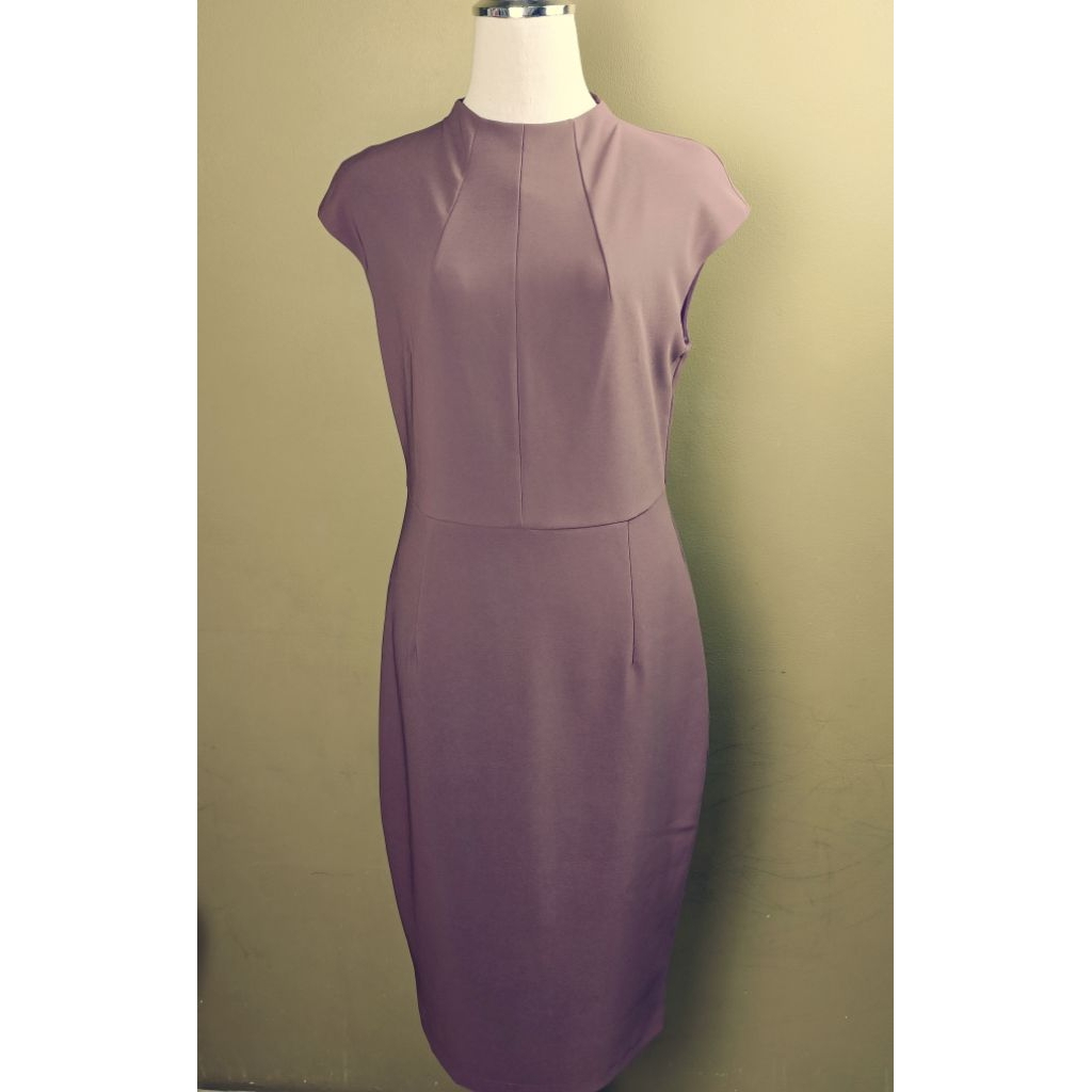 ส่งต่อเดรสคอปีนสีชมพูม่วงกะปิ LCH Sz.L