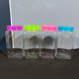 โหลใสเอนกประสงค์ ฝาคละสี 1300ml