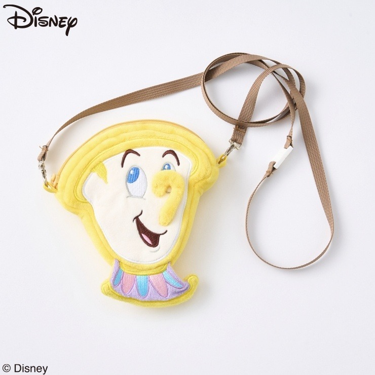 ［Disney］กระเป๋าสะพายข้างชิพแก้วชาน่ารักจากโลกแห่งเจ้าหญิง - ［Disney］POUCH