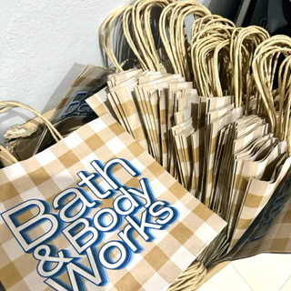 Bath and Body Works ถุงกระดาษ ถุงของขวัญ ห่อของขวัญ กระดาษห่อของขวัญ