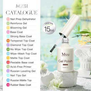 💅 MxSj Gel Polish เจลทาเล็บ UV/LED เงาฉ่ำเหมือนทำร้าน ✨ ติดทนนาน 45 วัน ไม่ลอกง่าย ทนรอยขีดข่วน สีสวยชัด พร้อมส่งในไทย