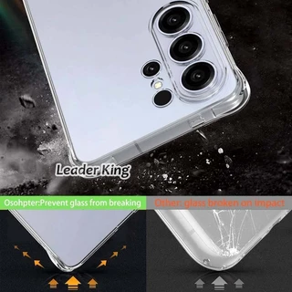 เคสใสกันกระแทก สําหรับ Samsung S26 S26Plus S26Ultra S25Fe S24Fe S23Fe S25/S24/S23/S22 Ultra/Plus A57 A37 A07 A17 018