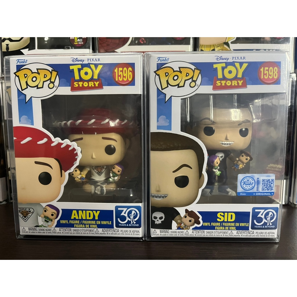 [พร้อมส่ง] ฟิกเกอร์ Funko Pop Toy Story Pixar Andy / Sid มือหนึ่ง