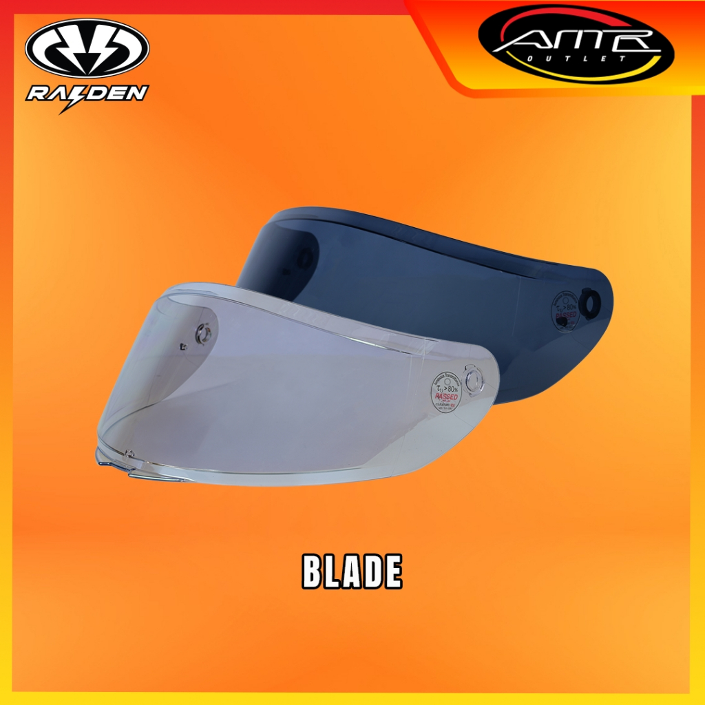 ชิลด์หมวกกันน็อค/ชุดยึดชิลด์ Raiden รุ่น Blade