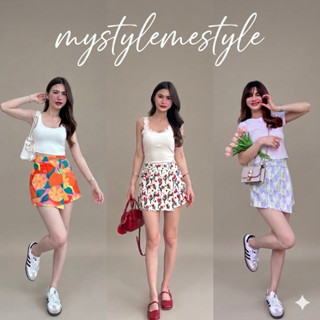 ✅กางเกงกระโปรงป้ายหน้าซิปข้าง เอวสูงแต่งกระเป๋าเจาะหลอก (ด้า…