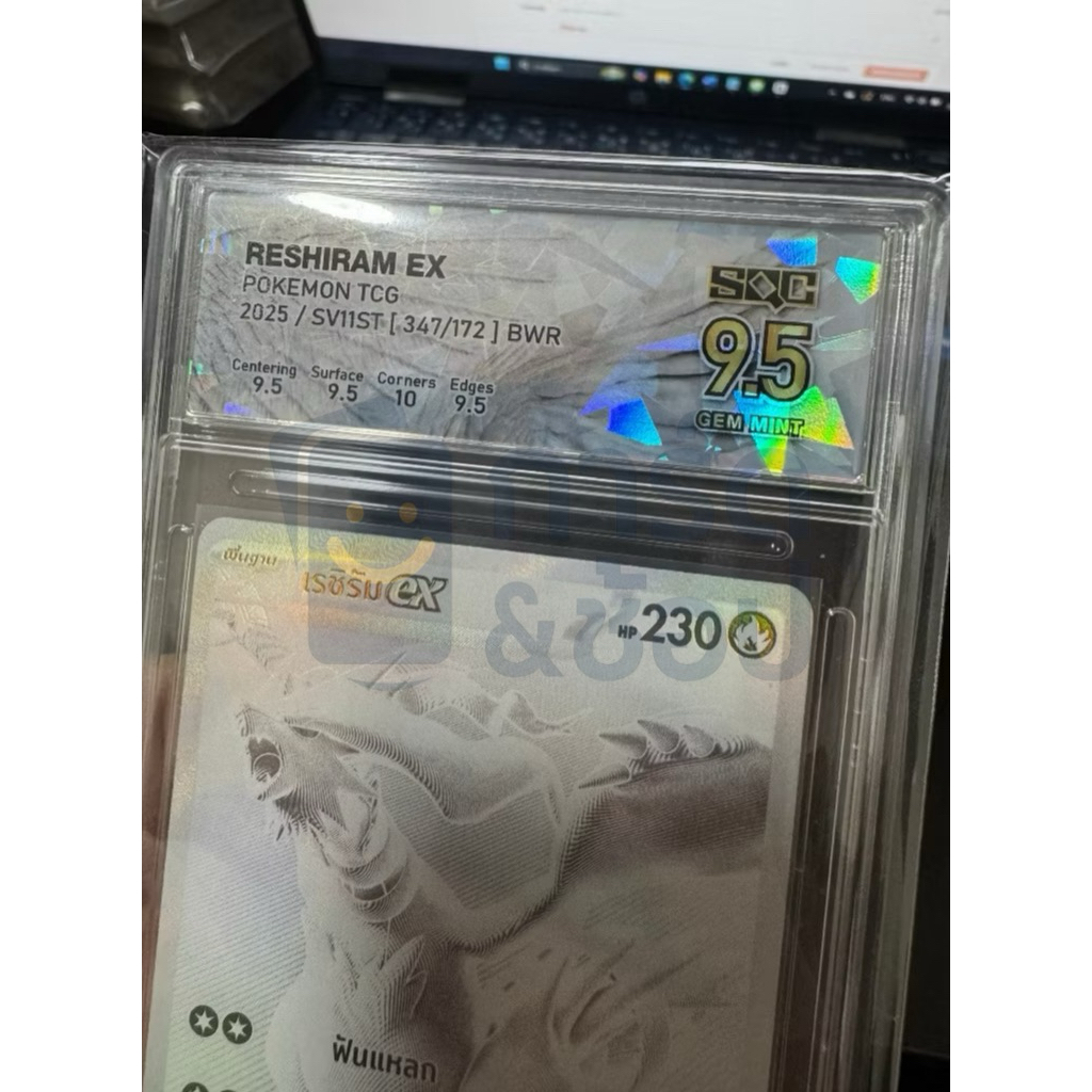 SV11ST-347  การ์ดโปเกม่อนภาษาไทย UR : Pokémon Secret Rare Cards TH เกรด SQC 9.5