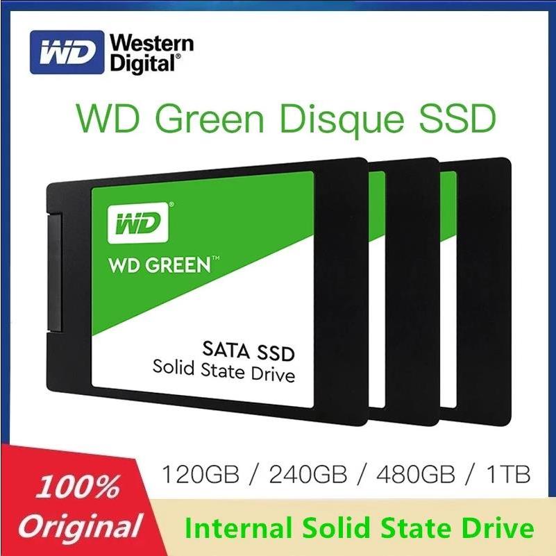 WD SSD Green 120GB 240GB 480GB 960GB SATA 2.5" เอสเอสดี Internal Drives SSD ฮาร์ดดิสก์ภายใน ประกัน3ป