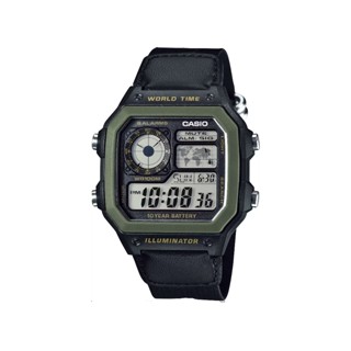 Casio นาฬิกาข้อมือผู้ชาย รุ่น AE-1200WHB-1BVDF SPORTY Men's …
