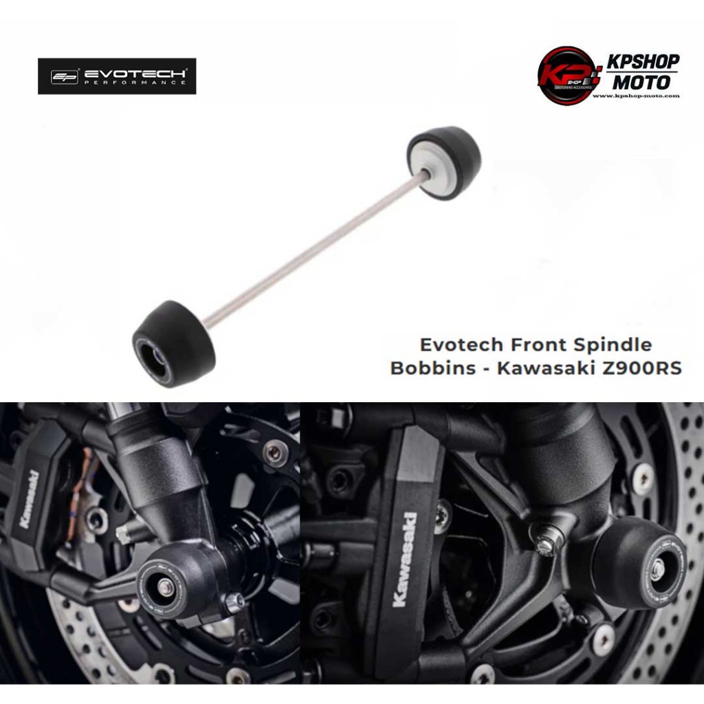 กันล้มหน้า Evotech Front Spindle Bobbins - Kawasaki Z900RS