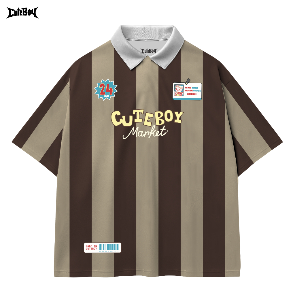 CuteBoy | Multi-Mice Stripes Jersey เสื้อเจอร์ซี่ย์