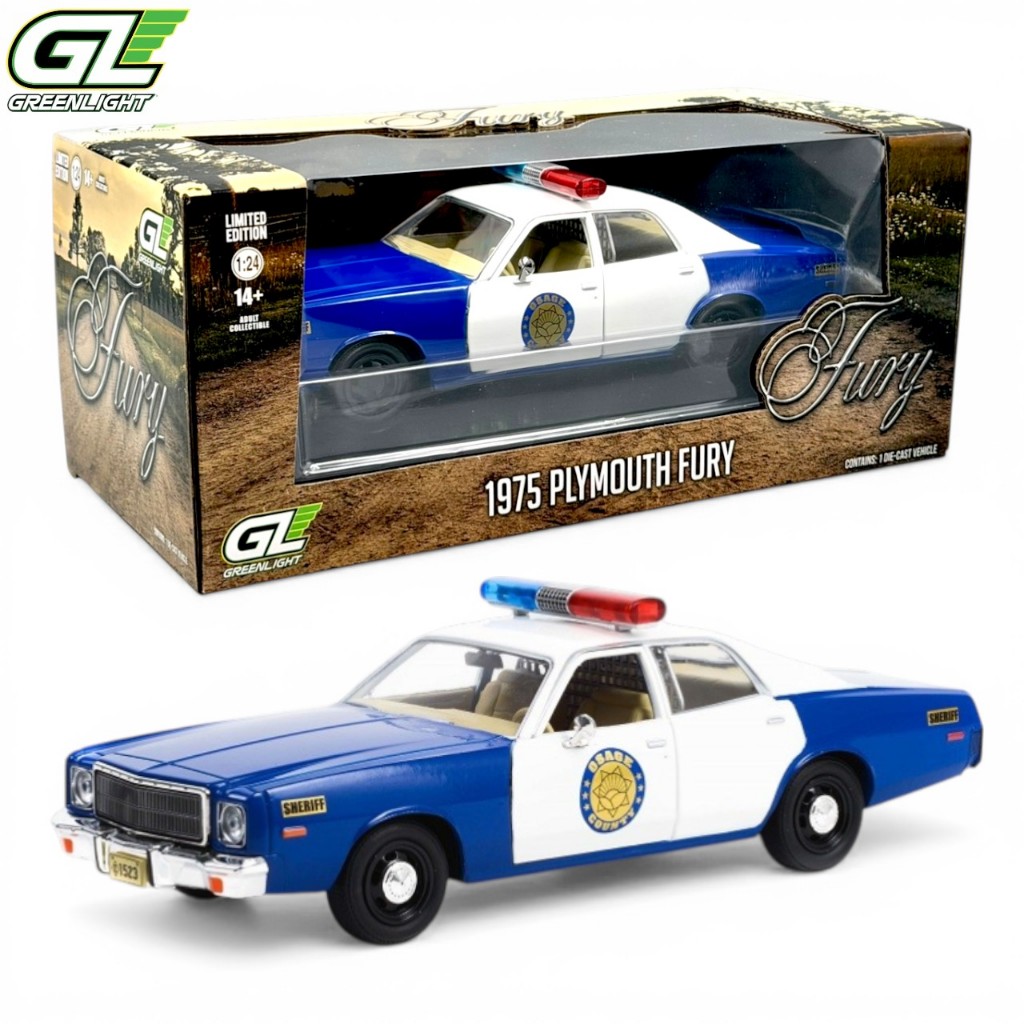 Greenlight | 1975 Plymouth Fury - Osage County Sheriff สเกล 1:24 84105