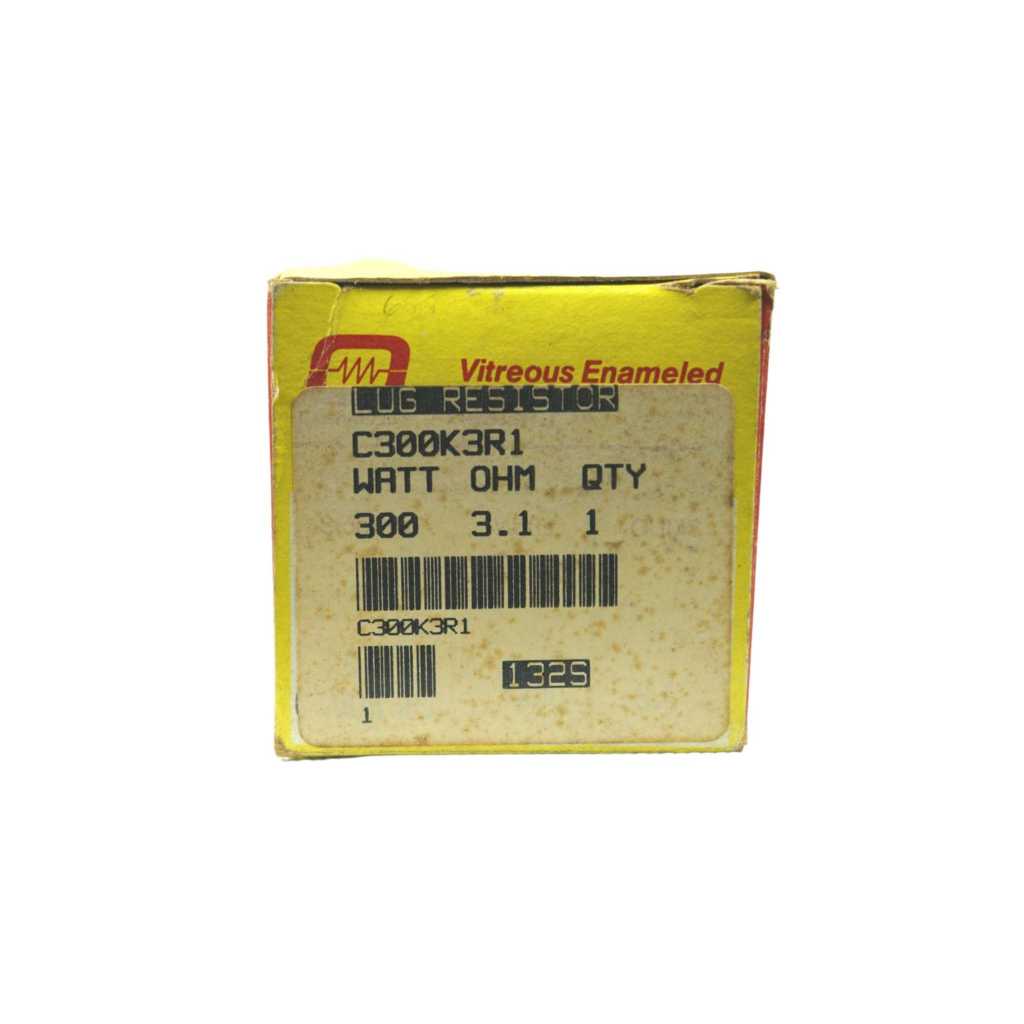 ตัวต้านทาน OHMITE C300K3R1 3.1 OHM 300W RESISTOR