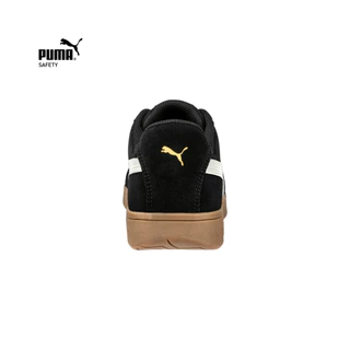 PUMA SAFETY รองเท้าเซฟตี้ หุ้มส้น รุ่น ICONIC BLK/GUM LOW หนังกลับ หัวไฟเบอร์กลาส ป้องกันการเจาะทะลุ ESD