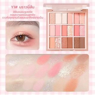 XIXI อายแชโดว์พาเลท 18 สี บลัชออน ไฮไลท์ ในตลับเดียว แมตต์ ชิมเมอร์ แต่งหน้าลุคเกาหลี