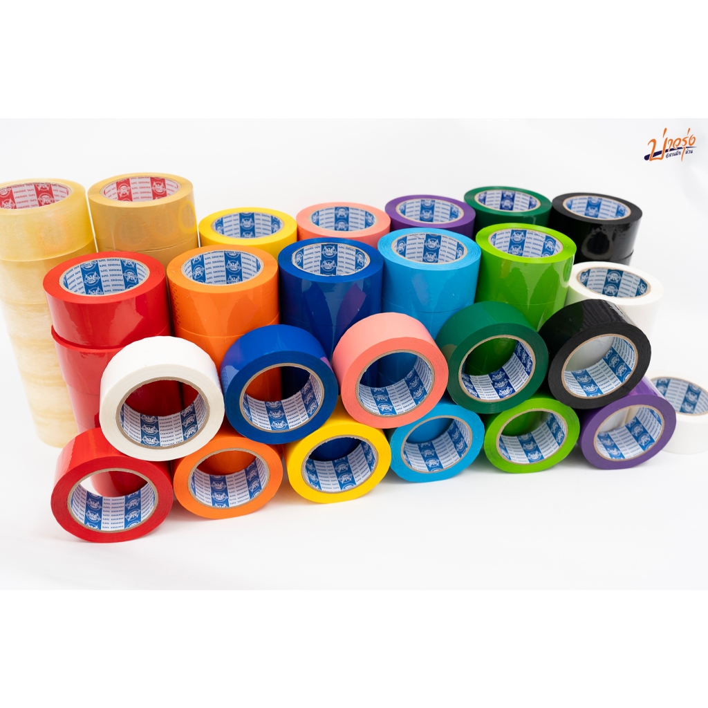เทปสีopp100หลายกตั้ง6ม้วน
