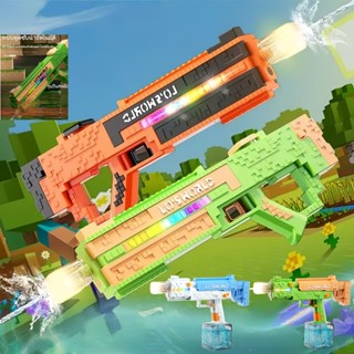 ปืนฉีดน้ำไฟฟ้า ขนาดใหญ่ ความจุสูง ระยะยิงไกล ของเล่นน้ำ ดีไซ…