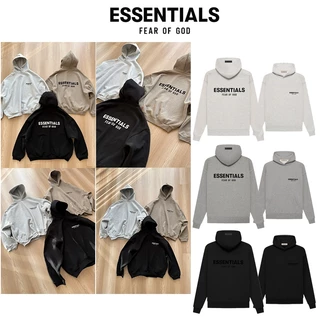 ขายสินค้าของแท้เท่านั้น New Hot เสื้อ Fear of God Essentials SS22 SS24 Hoodie ชาย และหญิงเสื้อฮู้ดหลวม