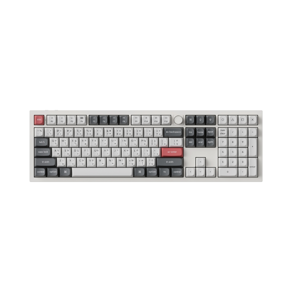 Keychron Q6 Ultra 8K wireless gaming keyboard Gasket mount ไร้สาย รูปที่ 2